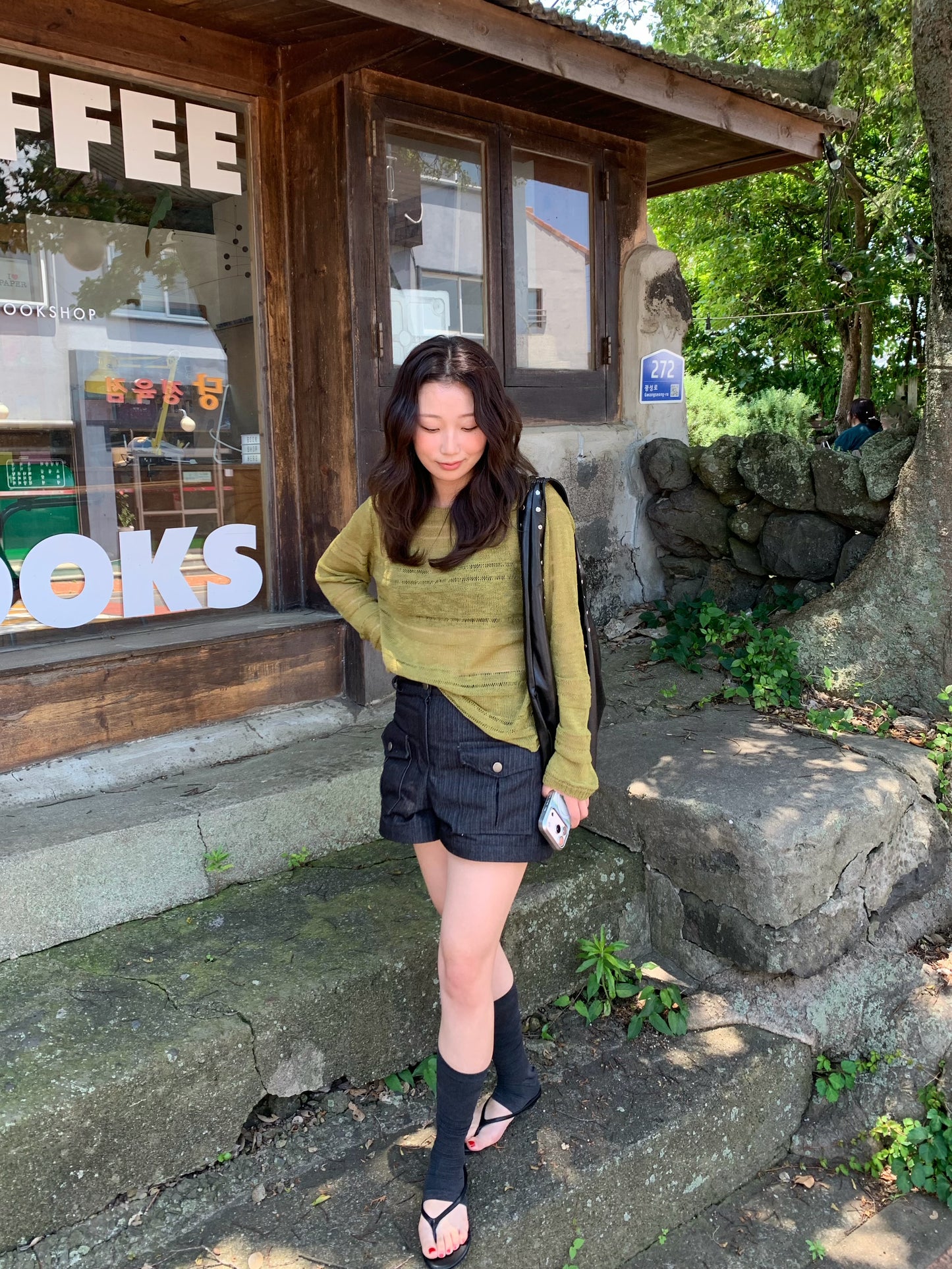 double pocket short pants