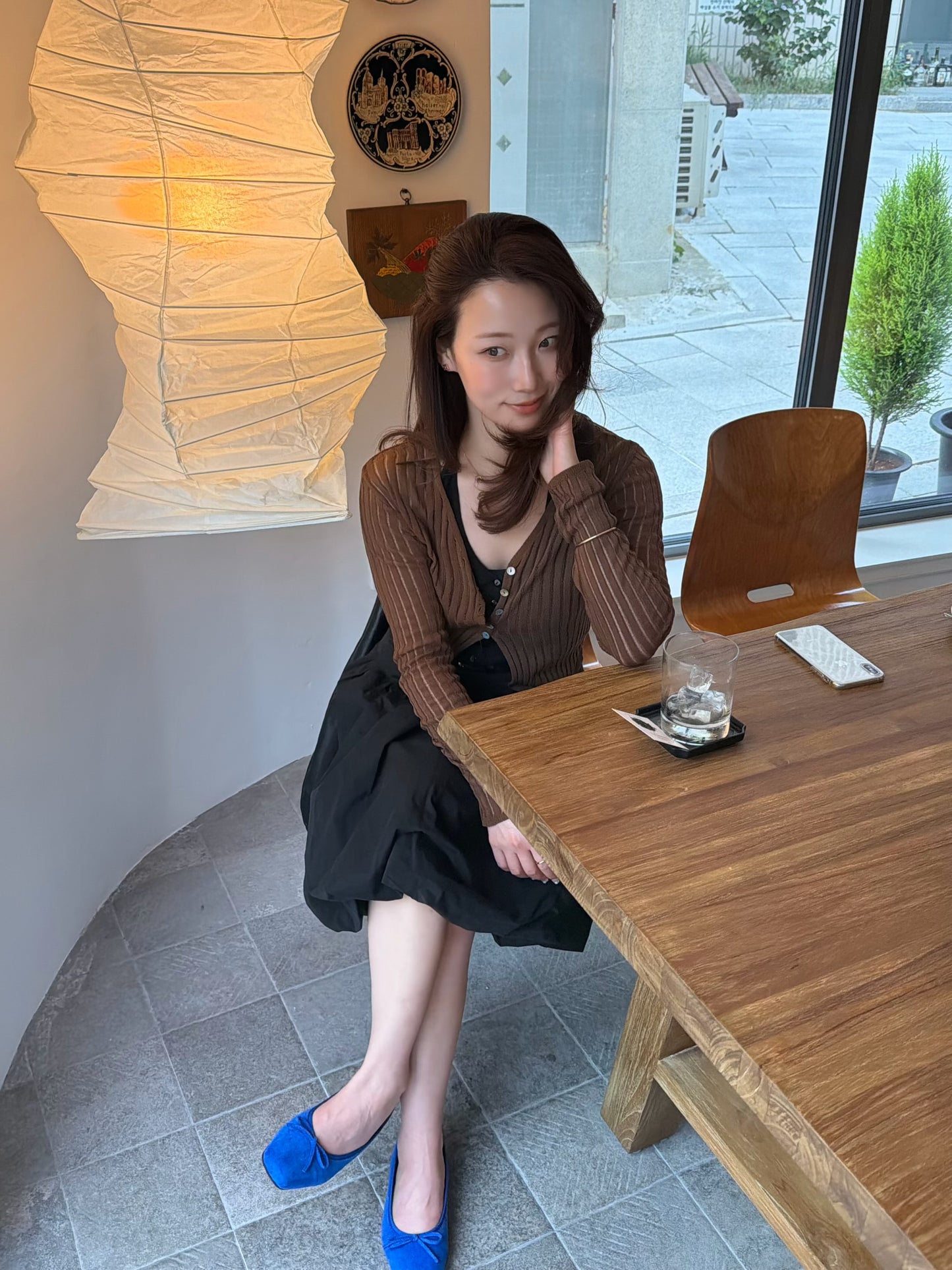 see through lib cardigan / 5color