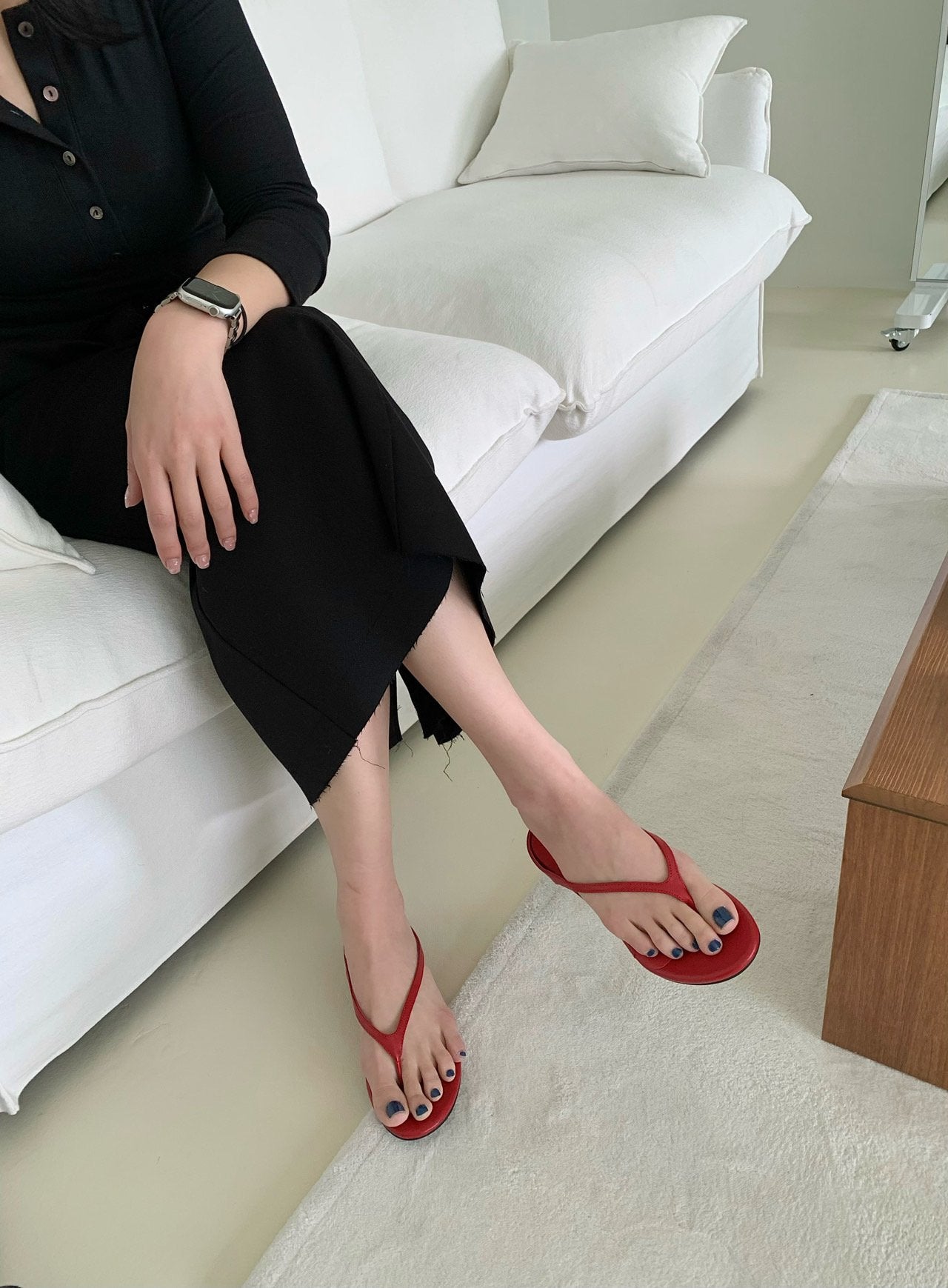 wedge heels Ystrap sandals