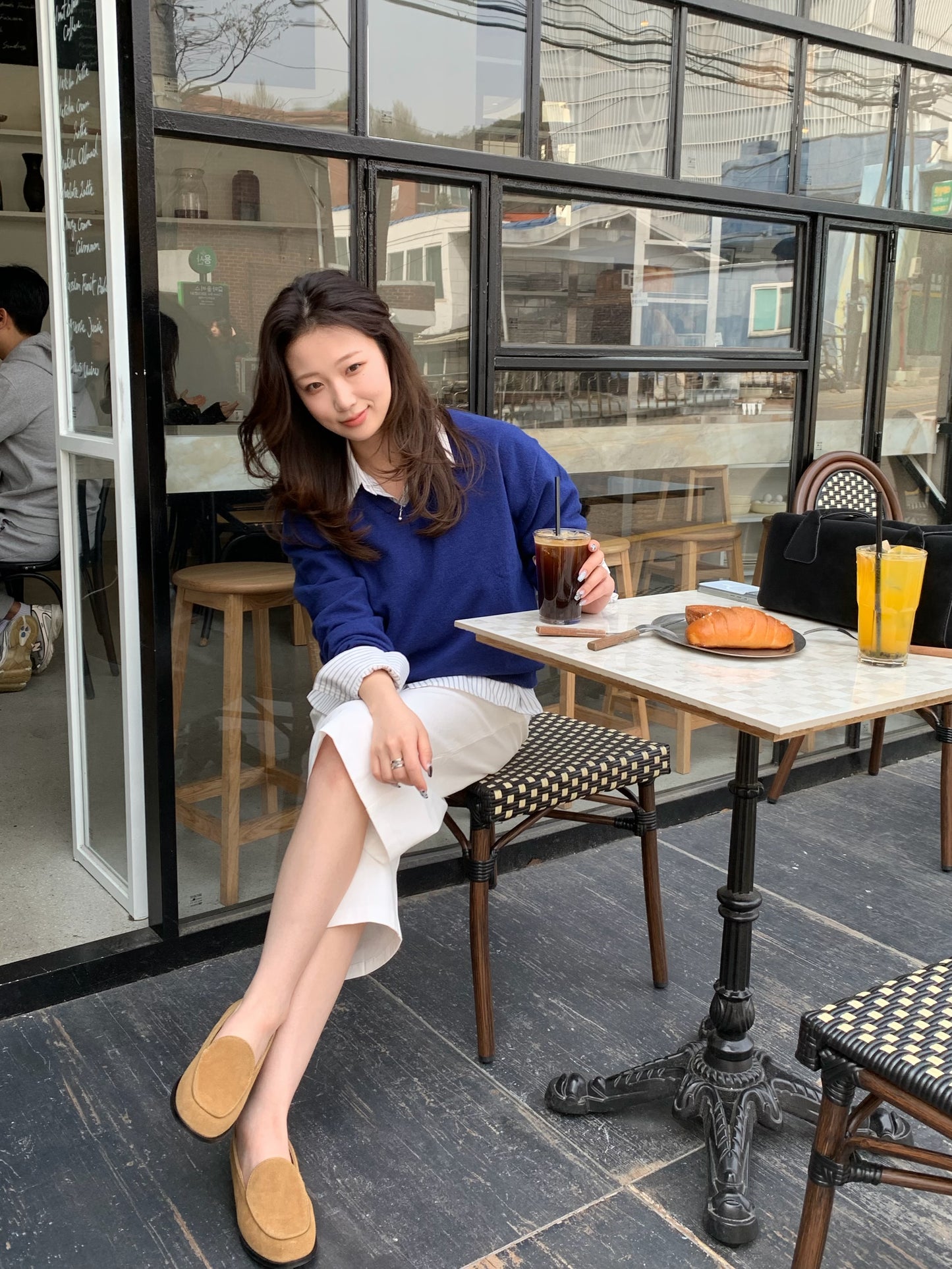 【送料無料】real suede round loafer (本革)