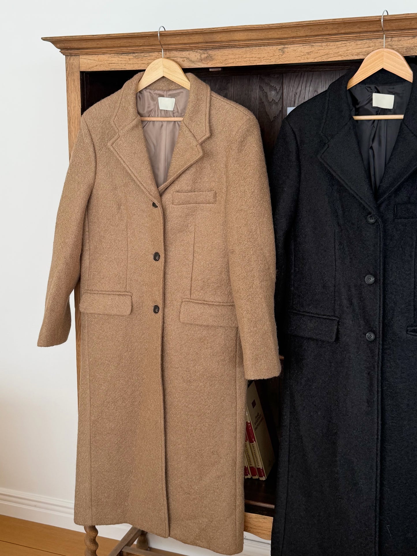 【予約】◆送料無料◆teddy long coat  / camel
