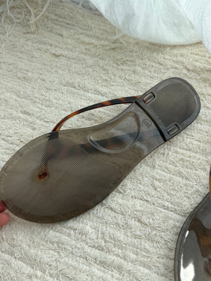 clear jerry sandals