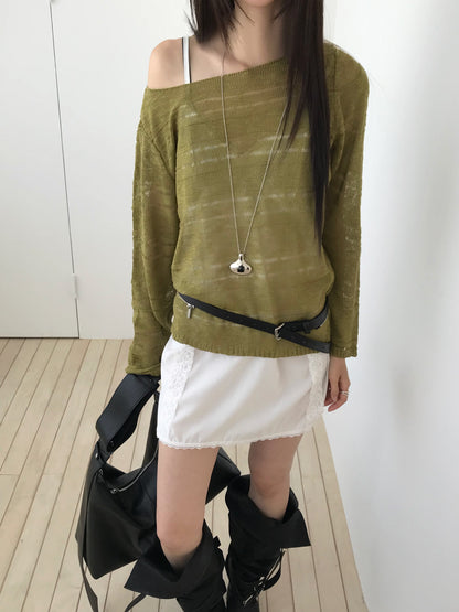 see-through summer Knit