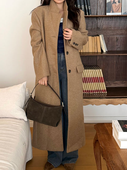 【予約】◆送料無料◆teddy long coat  / camel