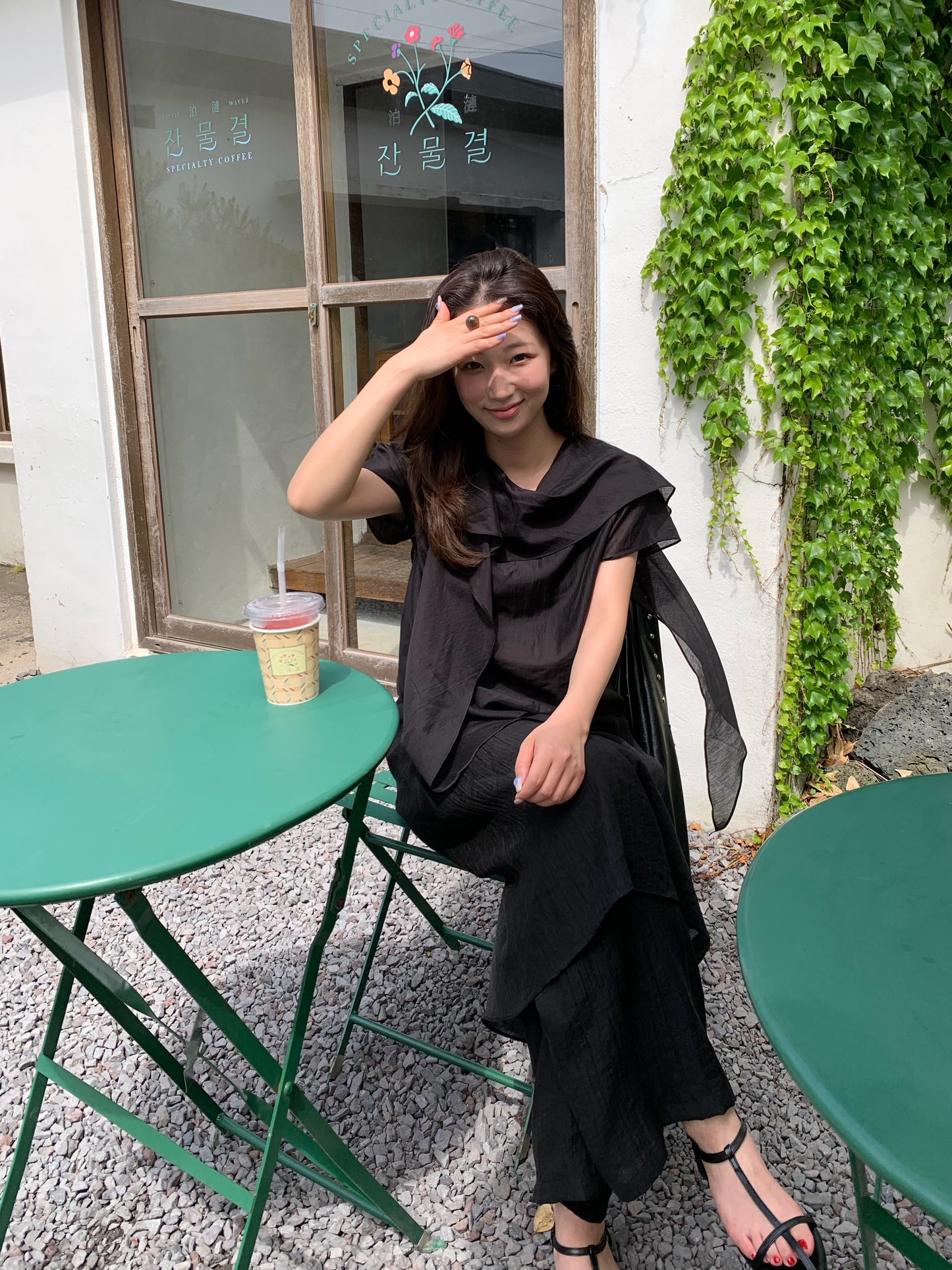 scarf blouse / 2color