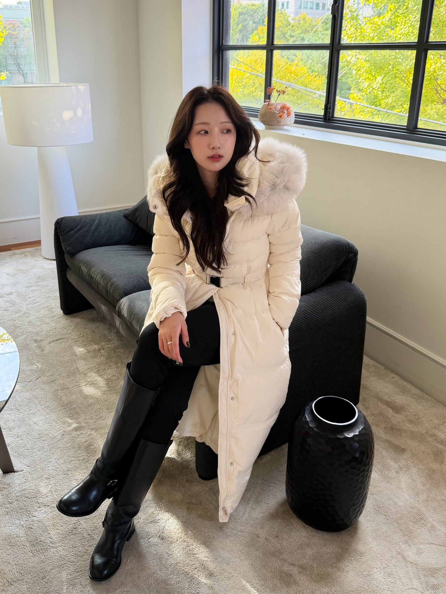 【予約】◆送料無料◆snow dust long pedding / ivory