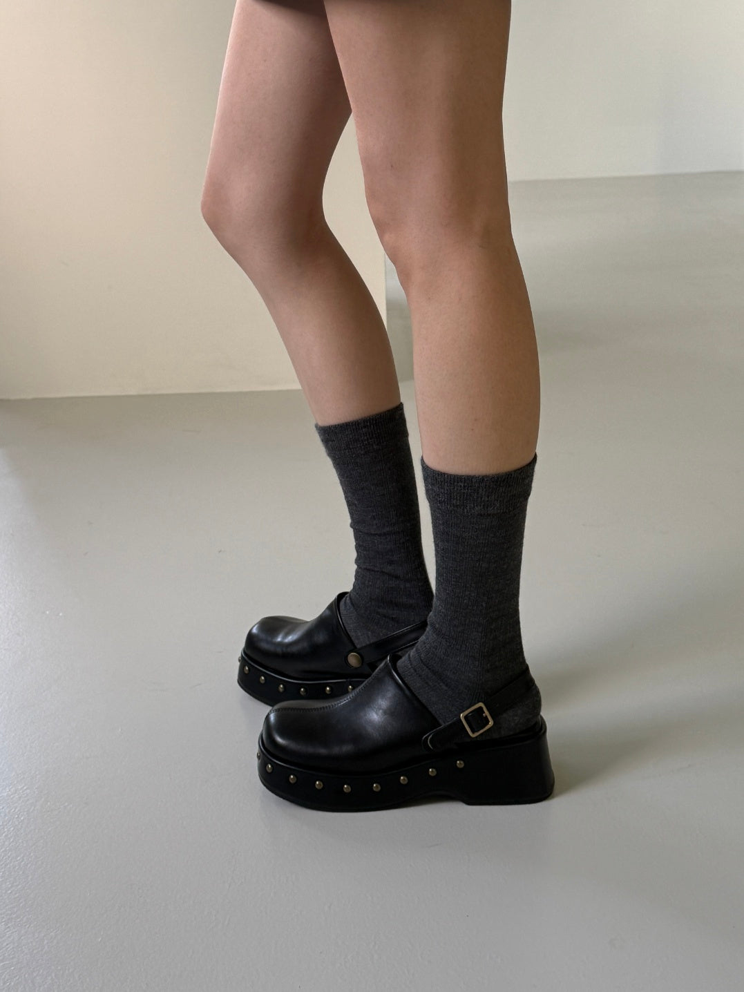 【送料無料】studded clog sansals