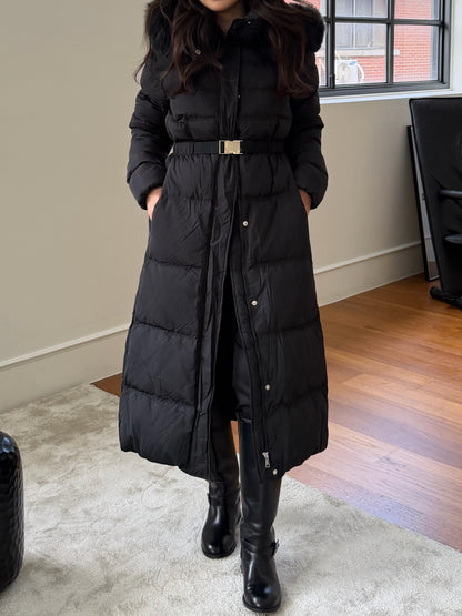 【予約】◆送料無料◆snow dust long pedding / black