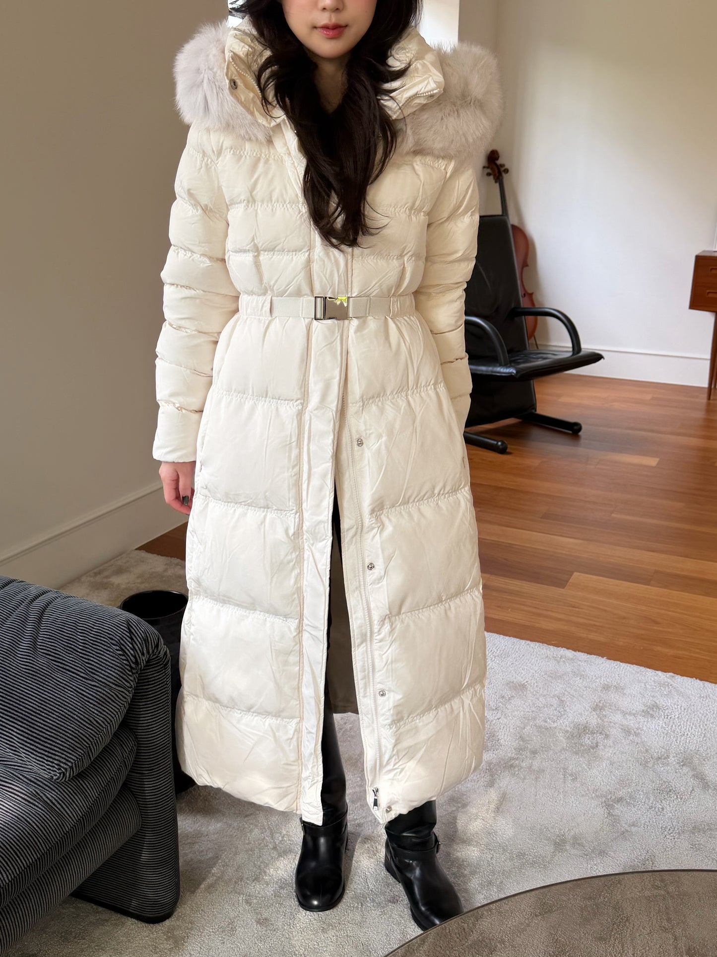 【予約】◆送料無料◆snow dust long pedding / ivory