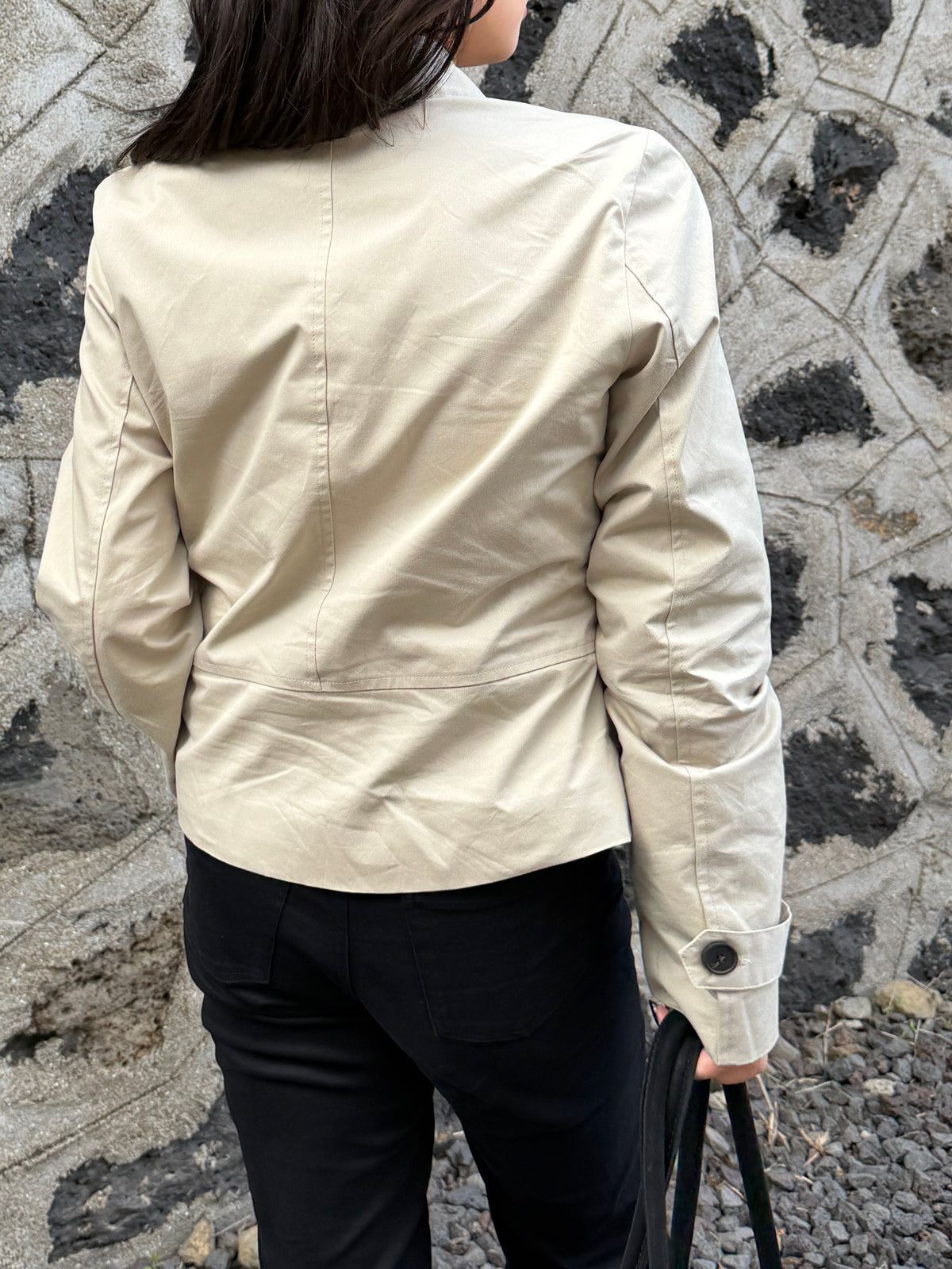 short trench coat / 2color
