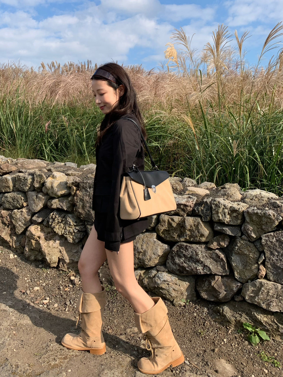 short trench coat / 2color