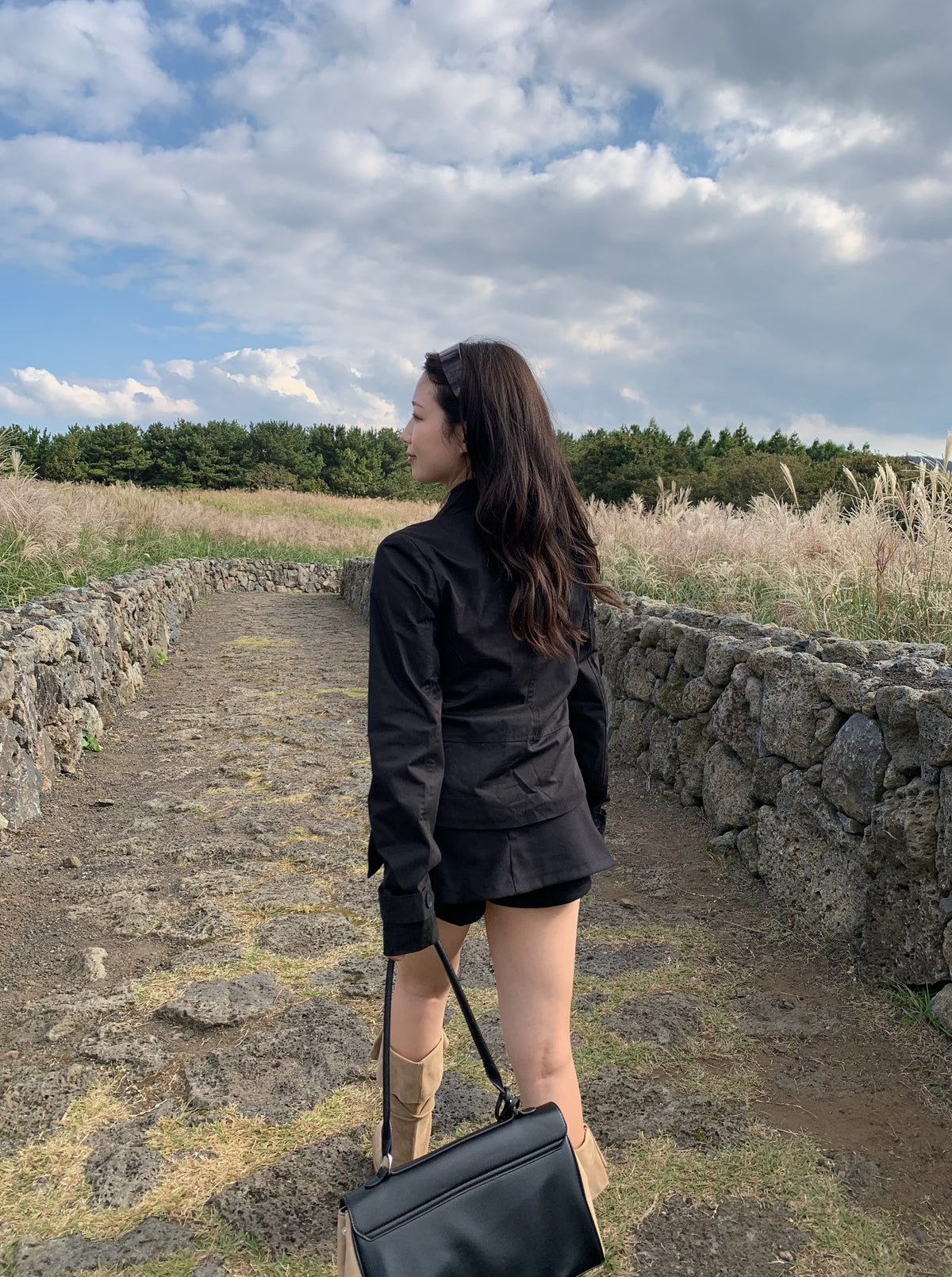 short trench coat / 2color