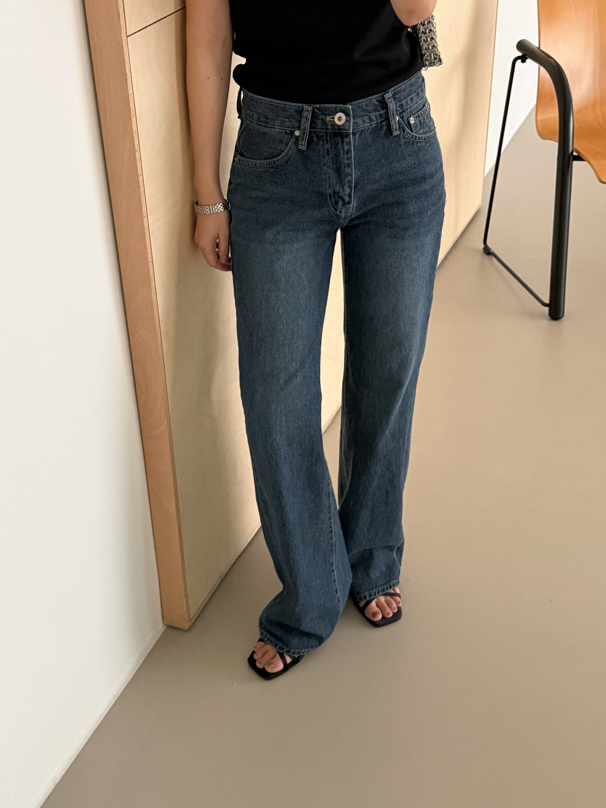 boots cut denim pants