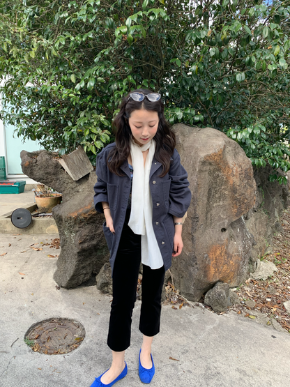 overfit denim jacket / 2color