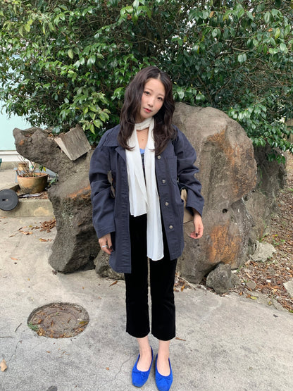 overfit denim jacket / 2color