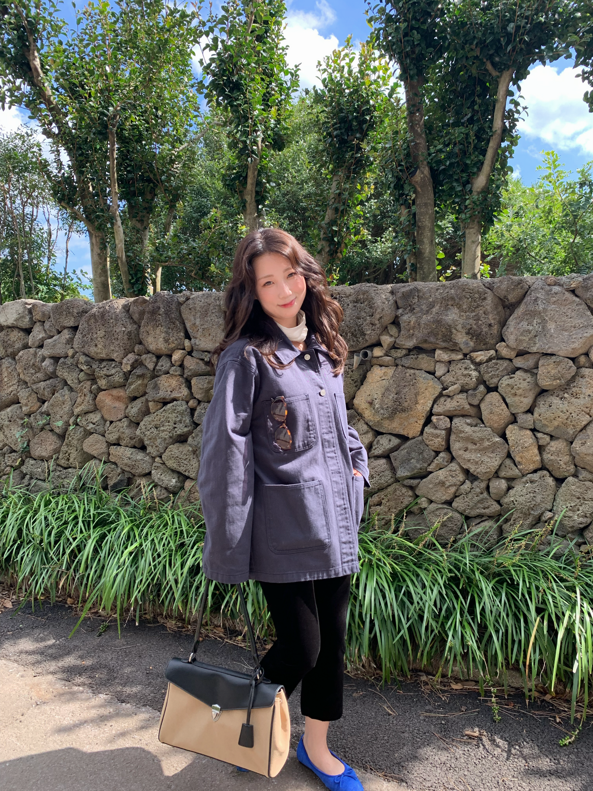 overfit denim jacket / 2color