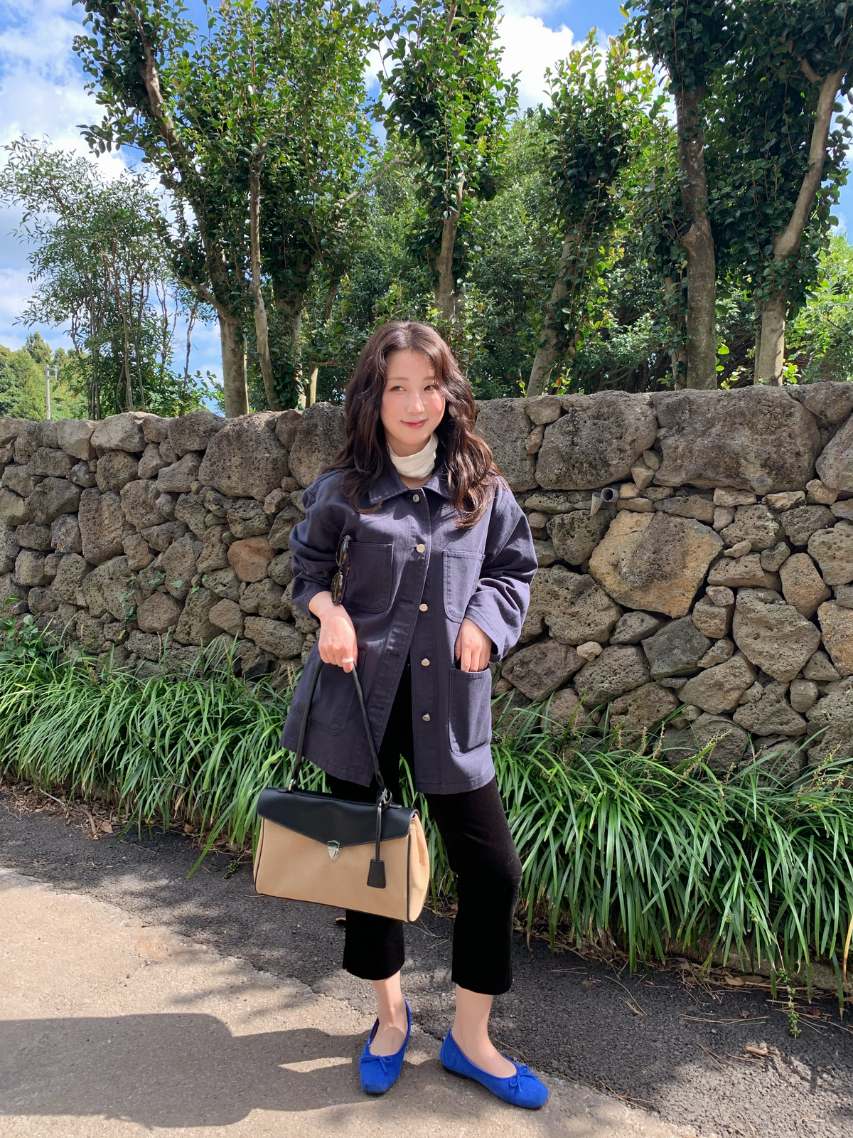 overfit denim jacket / 2color