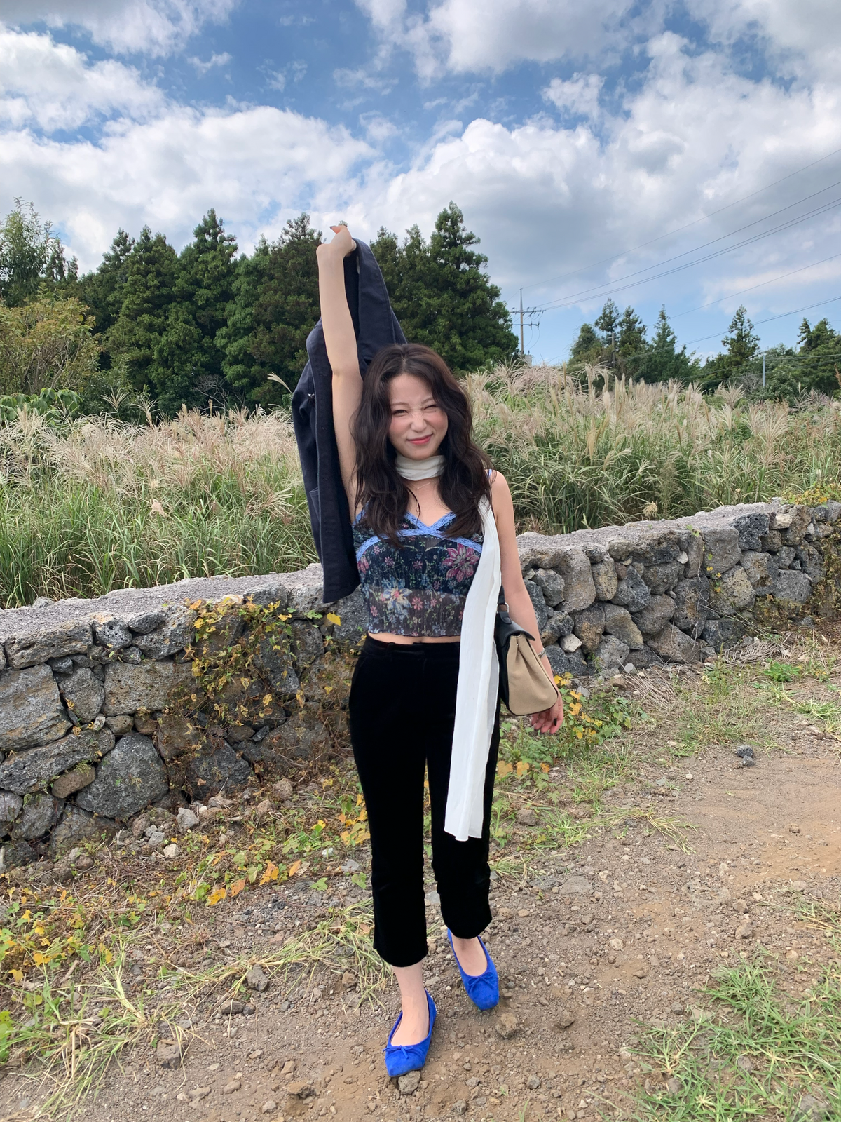 velvet capri pants