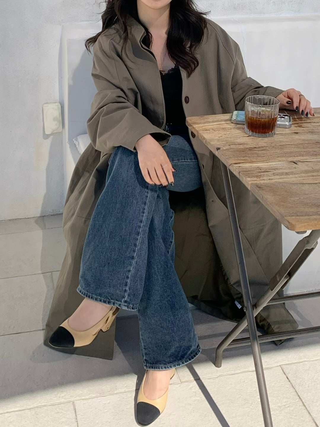 boots cut denim pants