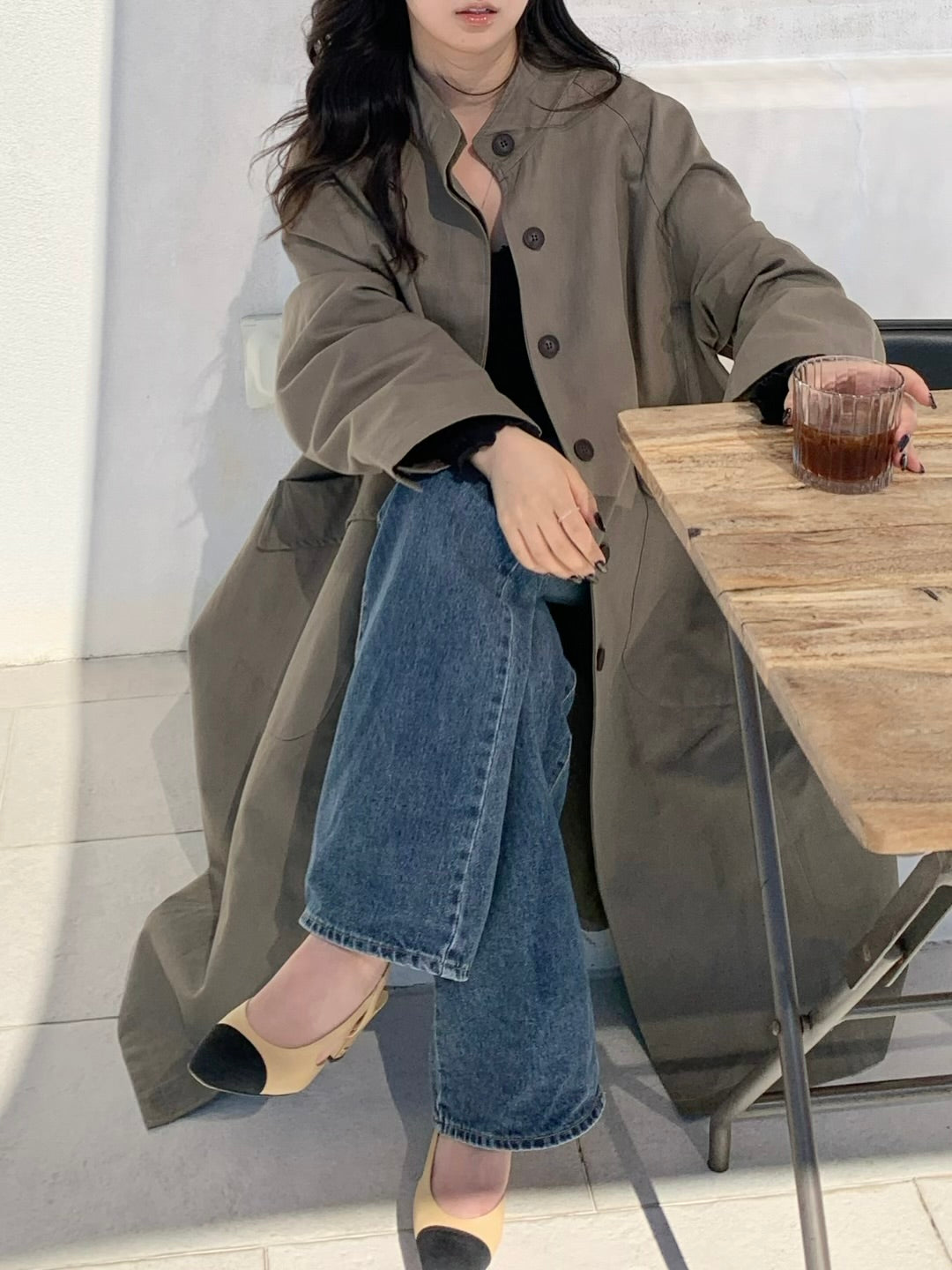 boots cut denim pants